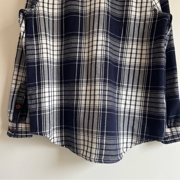 Outerknown Blanket Shirt in Atlantic Blue Bigbury Plaid - Picture 13 of 16
